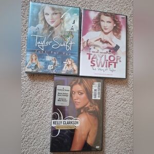 Taylor Swift and Kelly Clarkson DVD Set